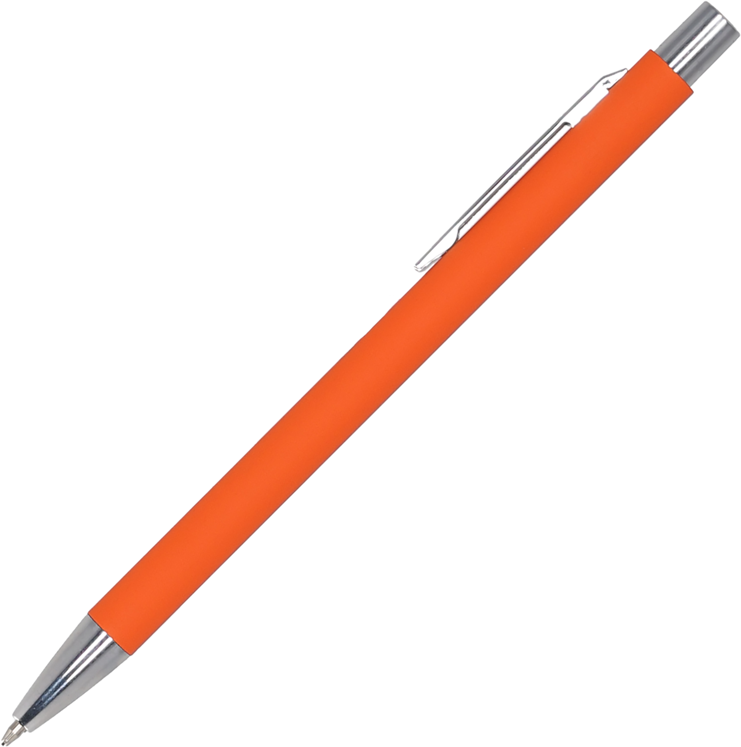 Długopis metalowy soft touch GIORGIO Pomarańczowy 1368010 (1)