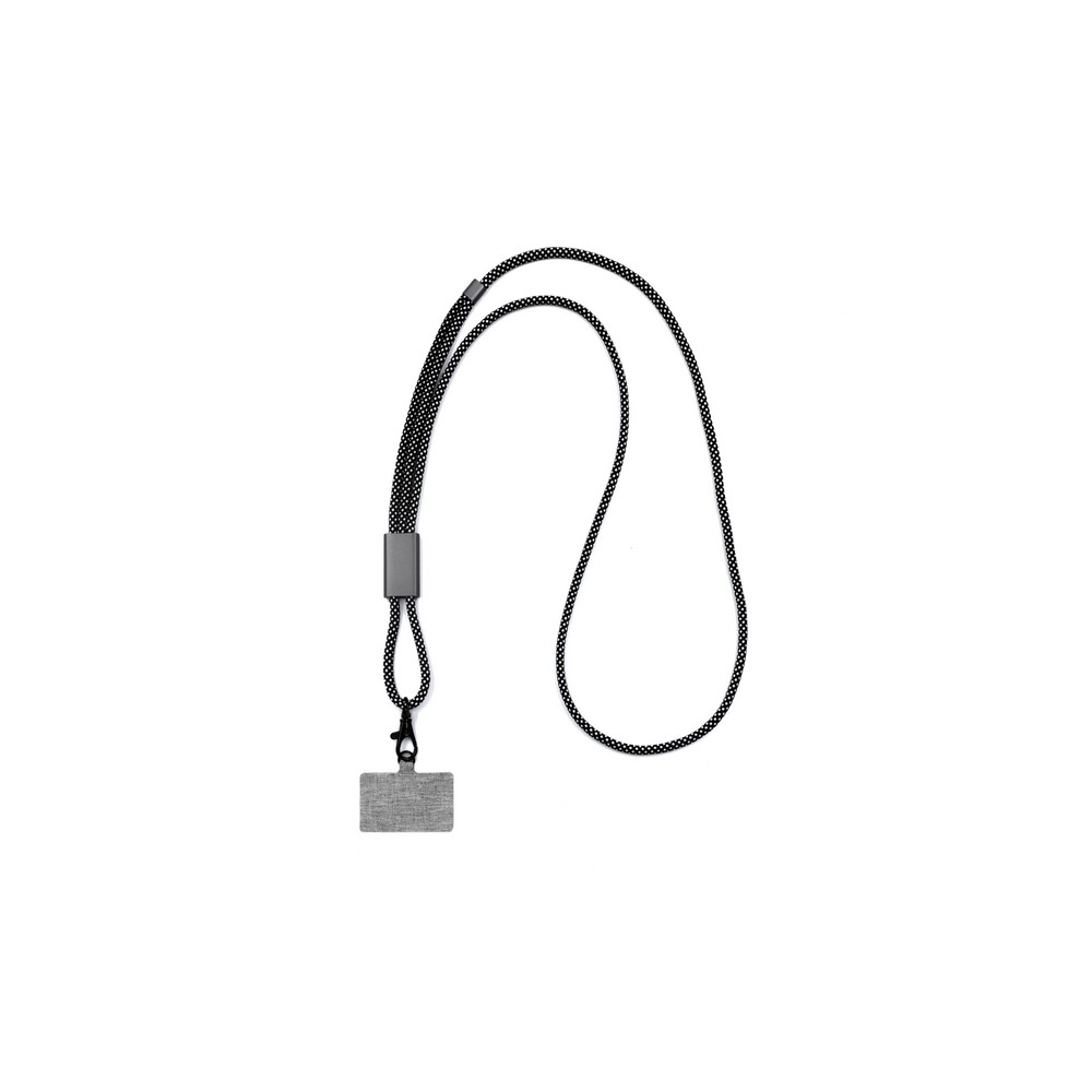 Smycz reklamowa BrandCharger Lany Grafitowy VA553-15 (2)
