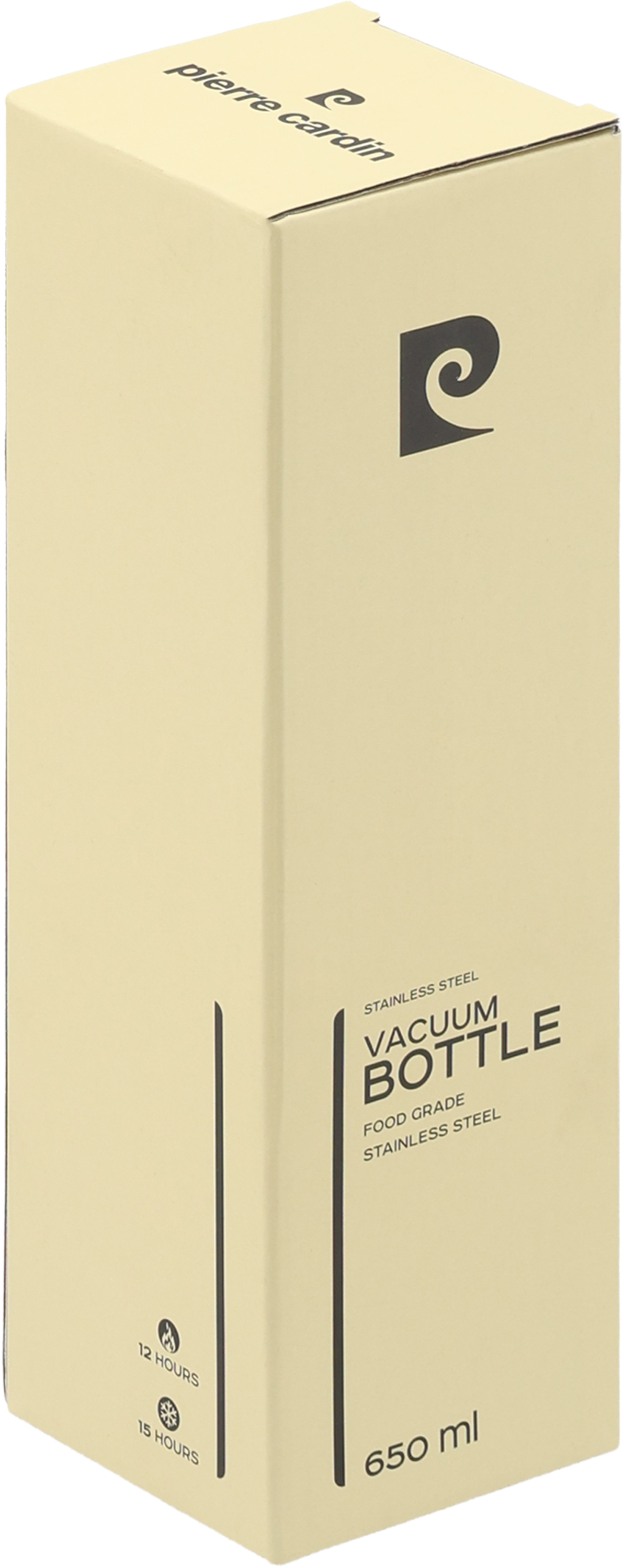 Butelka termiczna stalowa Pierre Cardin 650 ml Czarny B9000501IP303 (8)