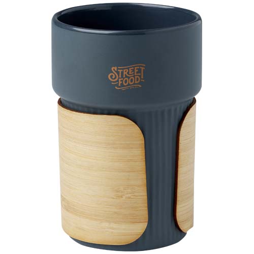 Fika kubek 340 ml z bambusową osłoną Szaroniebieski 10080950 (1)