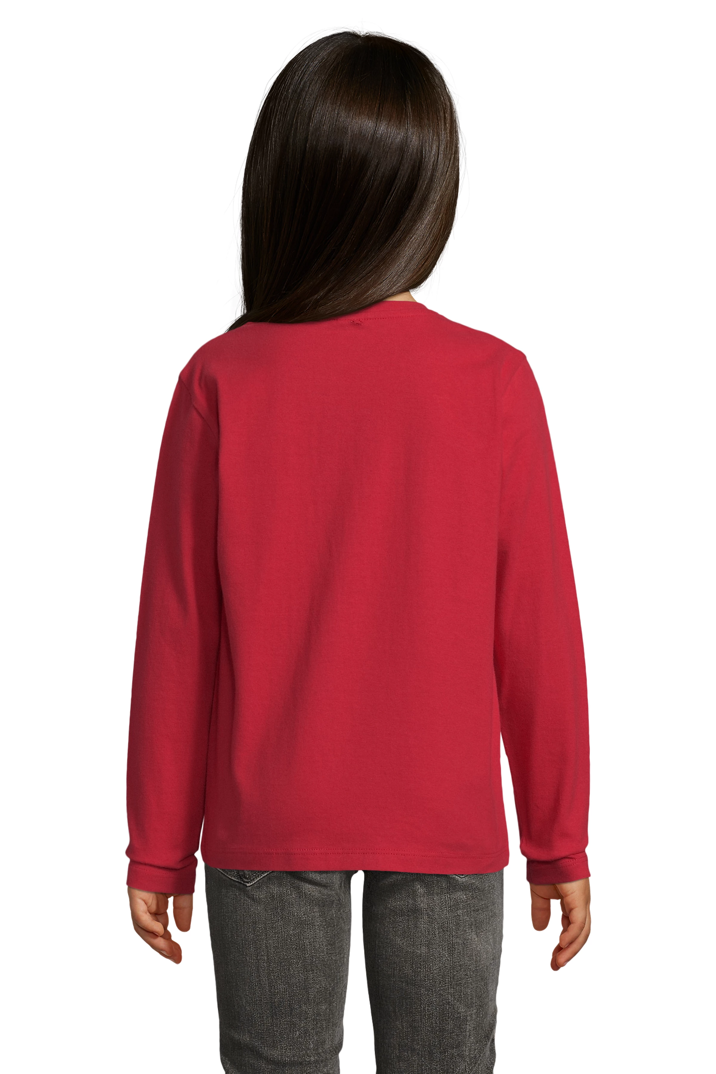 Dziecięca Koszulka Długi Rękaw Bawełniana Red L02947-543243 (2)