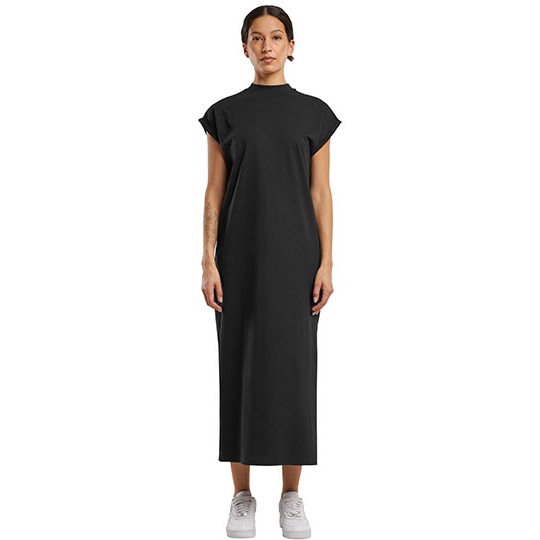 Sukienka Damska Luzna Bawełniana Jersey Black BY302-802830 