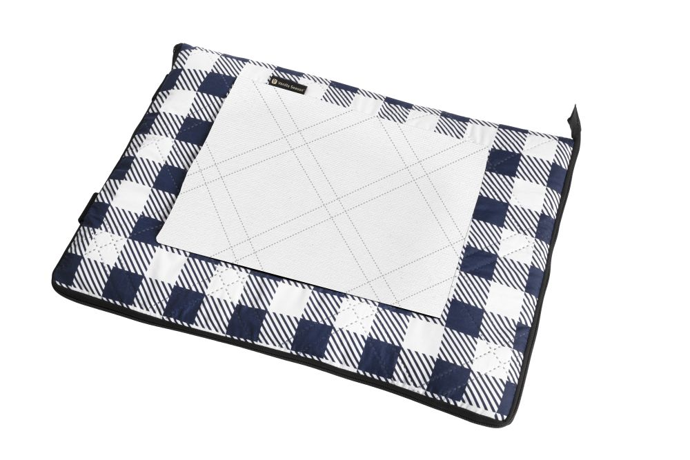 Gadżet reklamowy - Koc piknikowy składany zapinany na zamek Vanilla Season