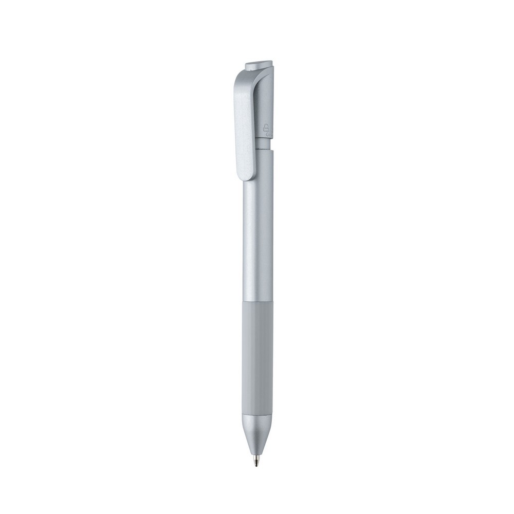 Długopis przekręcany TwistLock, RABS Srebrny P611.182 (8)