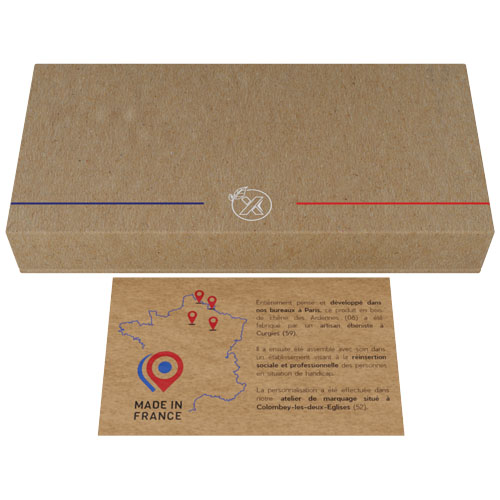 SCX.design P34 drewniany, bezprzewodowy powerbank o pojemności 5000 mAh  Jasny brązowy 1PX12570 (1)