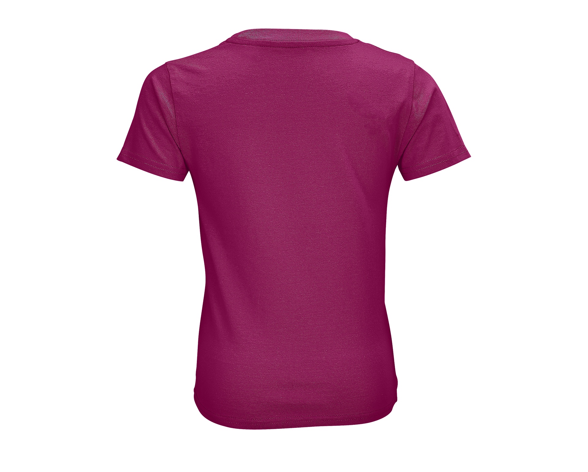 T-shirt Dziecięcy Krótki Rękaw Bawełna Organiczna Fuchsia L03580-544934 (1)