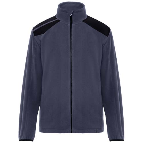 Terrano kurtka unisex z mikropolaru Ołowiowy-Czarny R8412E51 