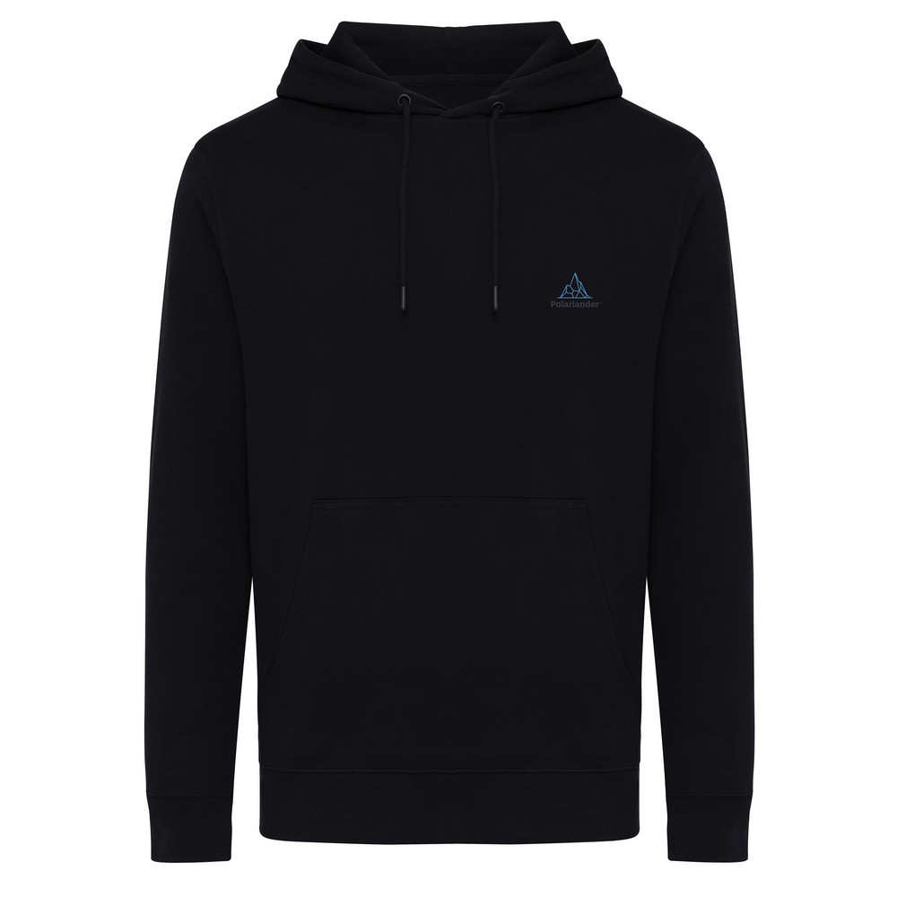 Lekka bluza z kapturem Iqoniq Rila, bawełna z recyklingu Czarny T9404.001.4XL (13)