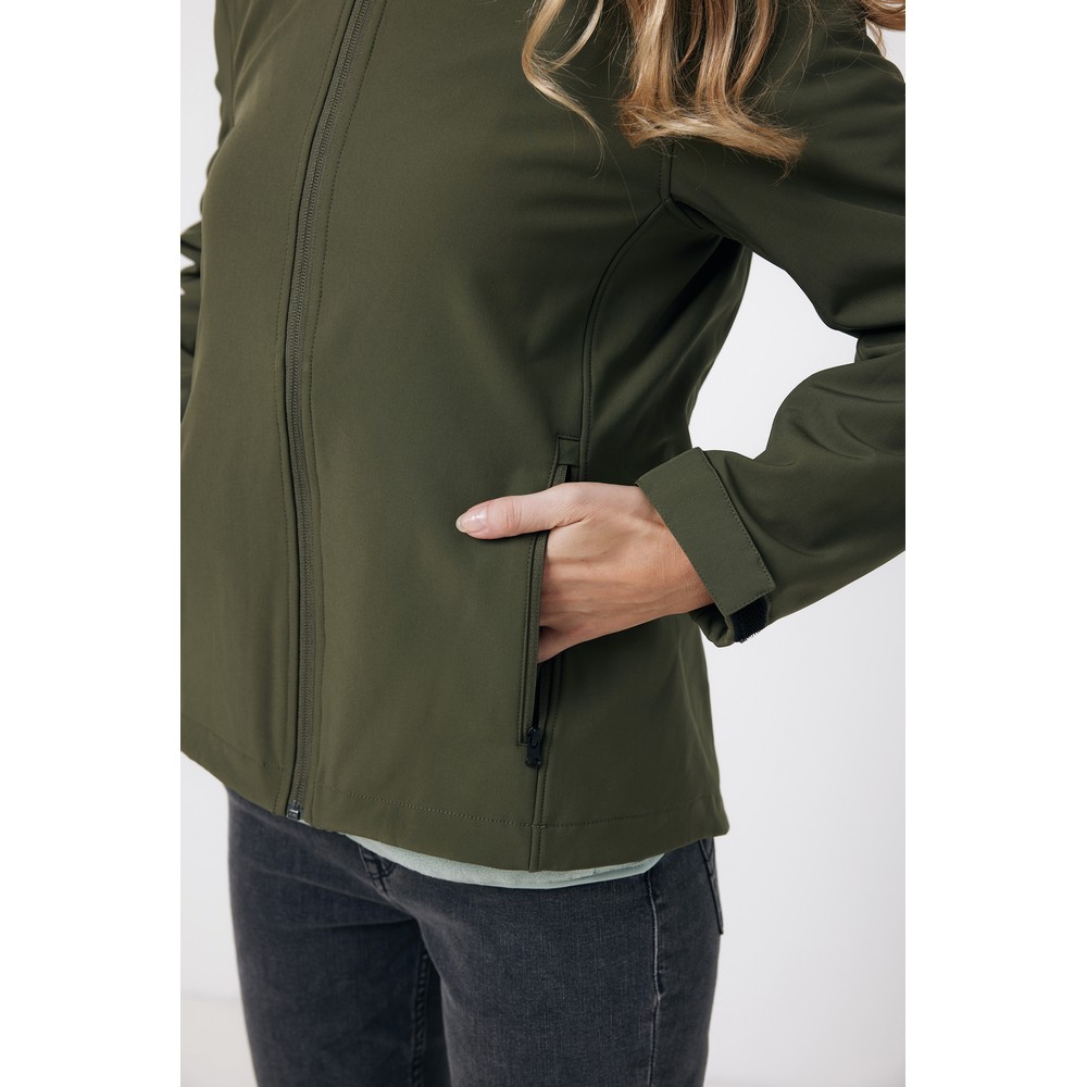 Damska kurtka softshell Iqoniq Makalu AWARE™ Khaki T4700.020.L (8)
