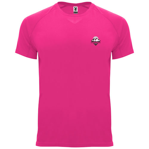 Bahrain sportowa koszulka dziecięca z krótkim rękawem Pink Fluor K04074PD (1)