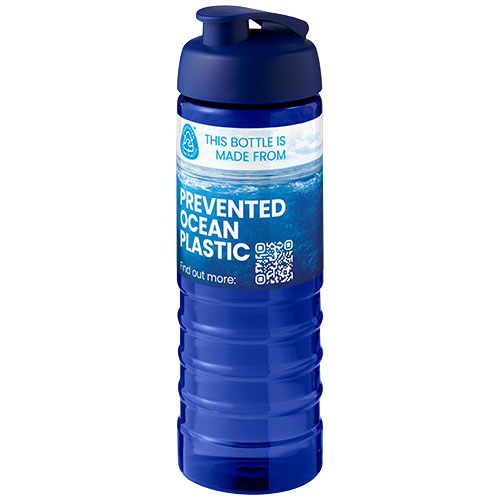 H2O Active® Eco Treble bidon z otwieraną pokrywką o pojemności 750 ml Niebieski-Niebieski 21047905 (1)