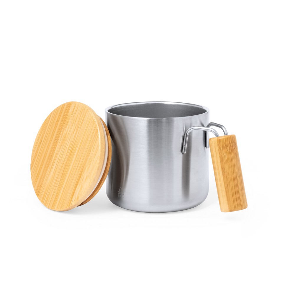 Gadżet reklamowy - Kubek termiczny 330 ml ze stali nierdzewnej z recyklingu