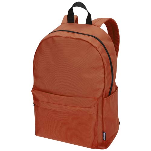 Byron plecak na 14-calowego laptopa o pojemności 16 l z recyklingu z certyfikatem GRS Ceglasty 13009632 