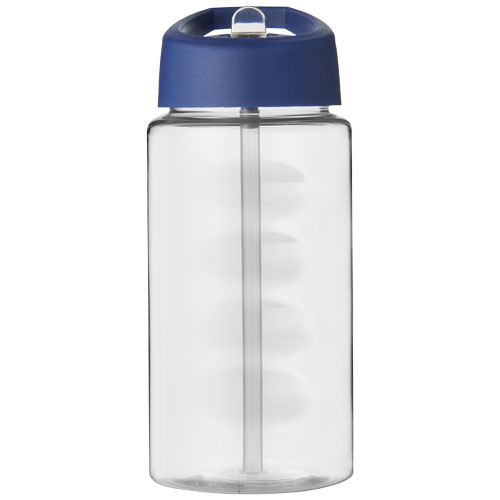 Bidon H2O Bop o pojemności 500 ml z wieczkiem z dzióbkiem Przezroczysty-Niebieski 21088301 (2)