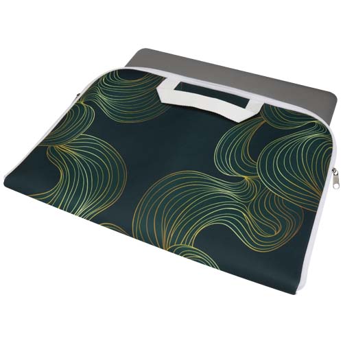  Mylo - torba na laptopa o przekątnej 17 cali, z nadrukiem sublimacyjnym Biały 1PL11401 (2)