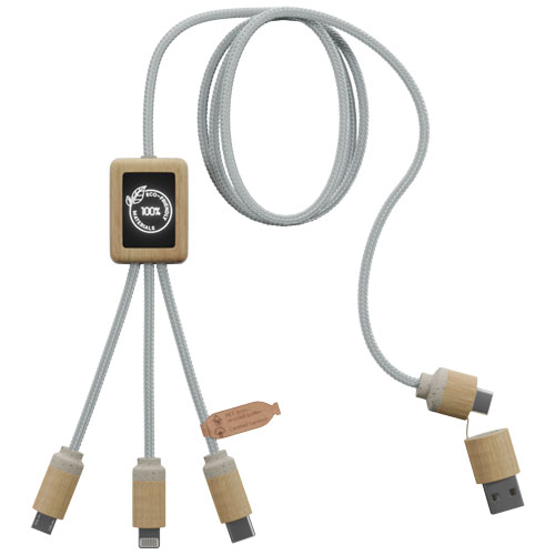 SCX.design C49 kabel do ładowania 5 w 1 Jasny brązowy 2PX12670 