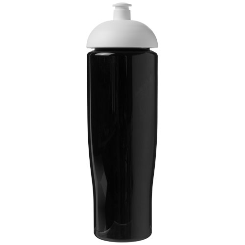 Bidon H2O Tempo® o pojemności 700 ml z wypukłym wieczkiem Czarny-Biały 21004212 (2)