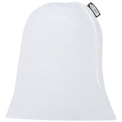 Torba na zakupy z pochodzącego z recyclingu poliestru z nadrukiem sublimacyjnym 30 x 41 cm Biały 1PL03701 (1)