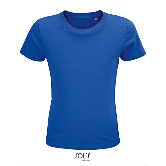 T-shirt Dziecięcy Krótki Rękaw Bawełna Organiczna Royal Blue 241 L03580-545000 