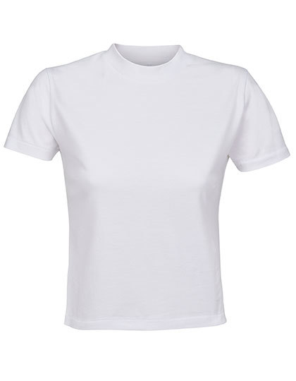Koszulka Damska Krotka Dopasowana Bawełna Organiczna White L04811-996338 