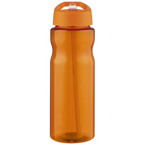 Bidon H2O Eco o pojemności 650 ml z wieczkiem z dzióbkiem Pomarańczowy-Pomarańczowy 21009907 (2)