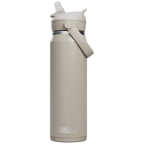 Camelbak® Thrive Flip VSS butelka na wodę ze stali nierdzewnej o pojemności 750 ml ze składaną słomką Jasny szary 10088880 