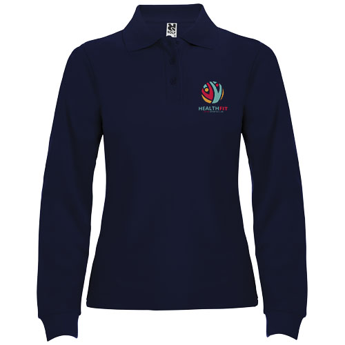 Estrella koszulka damska polo z długim rękawem Navy Blue R66361R1 (1)