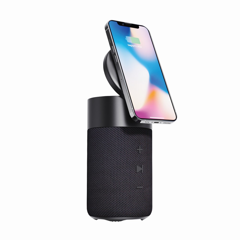 Głośnik bezprzewodowy 10W Anaheim, ładowarka bezprzewodowa 15W Czarny P331.5801 (15)