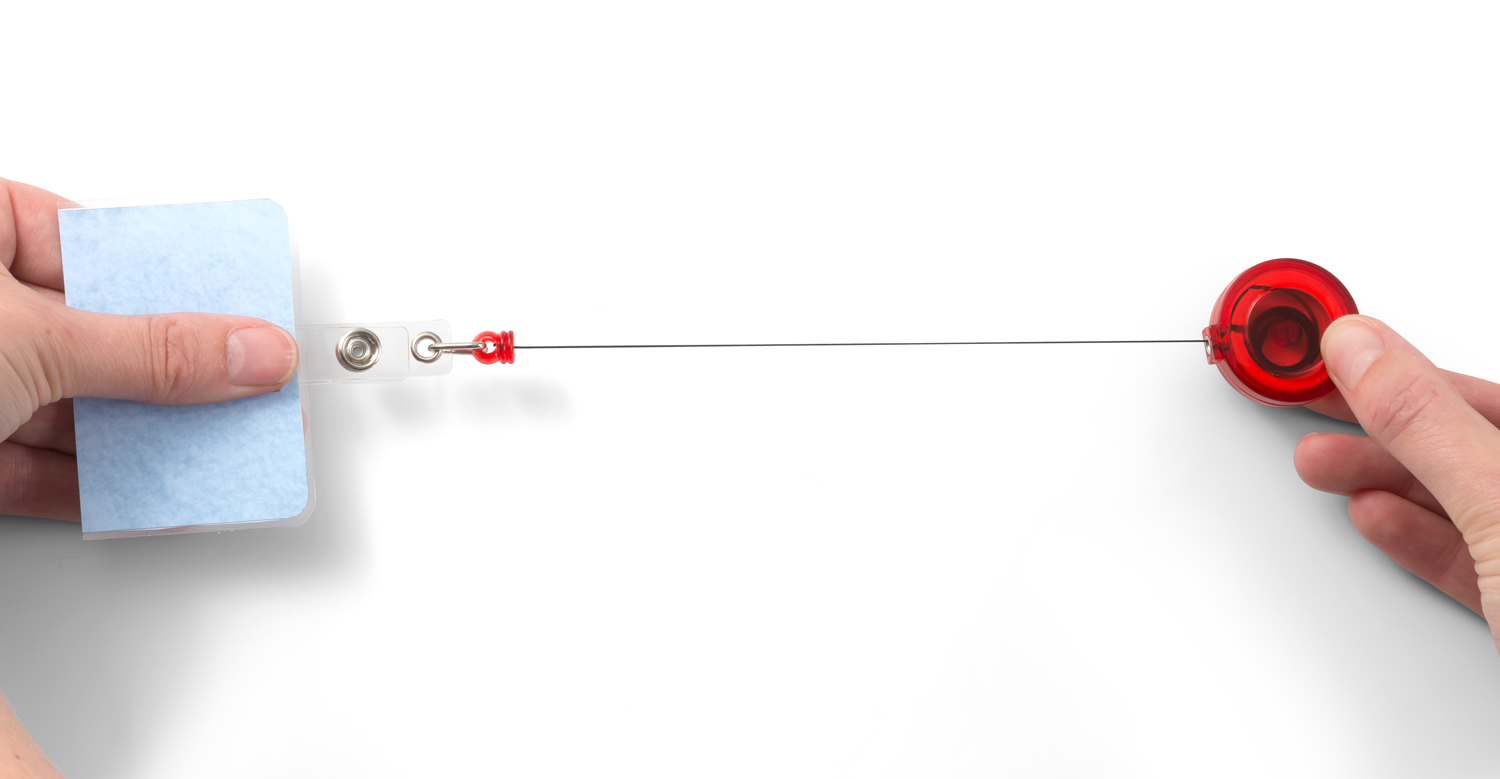 Ski pass, rozciągany przewód ok. 80 cm Niebieski V6528-11 (1)