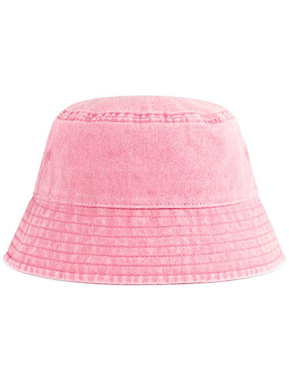 Kapelusz Bucket Bawełniany Vintage Ochrona UV Vintage Dusky Pink CB688B-1409339 