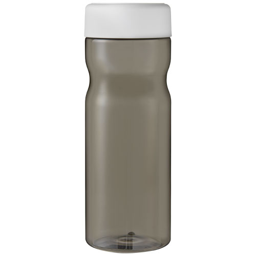 H2O Active® Eco Base 650 ml screw cap water bottle Węgiel drzewny-Biały 21043501 (3)