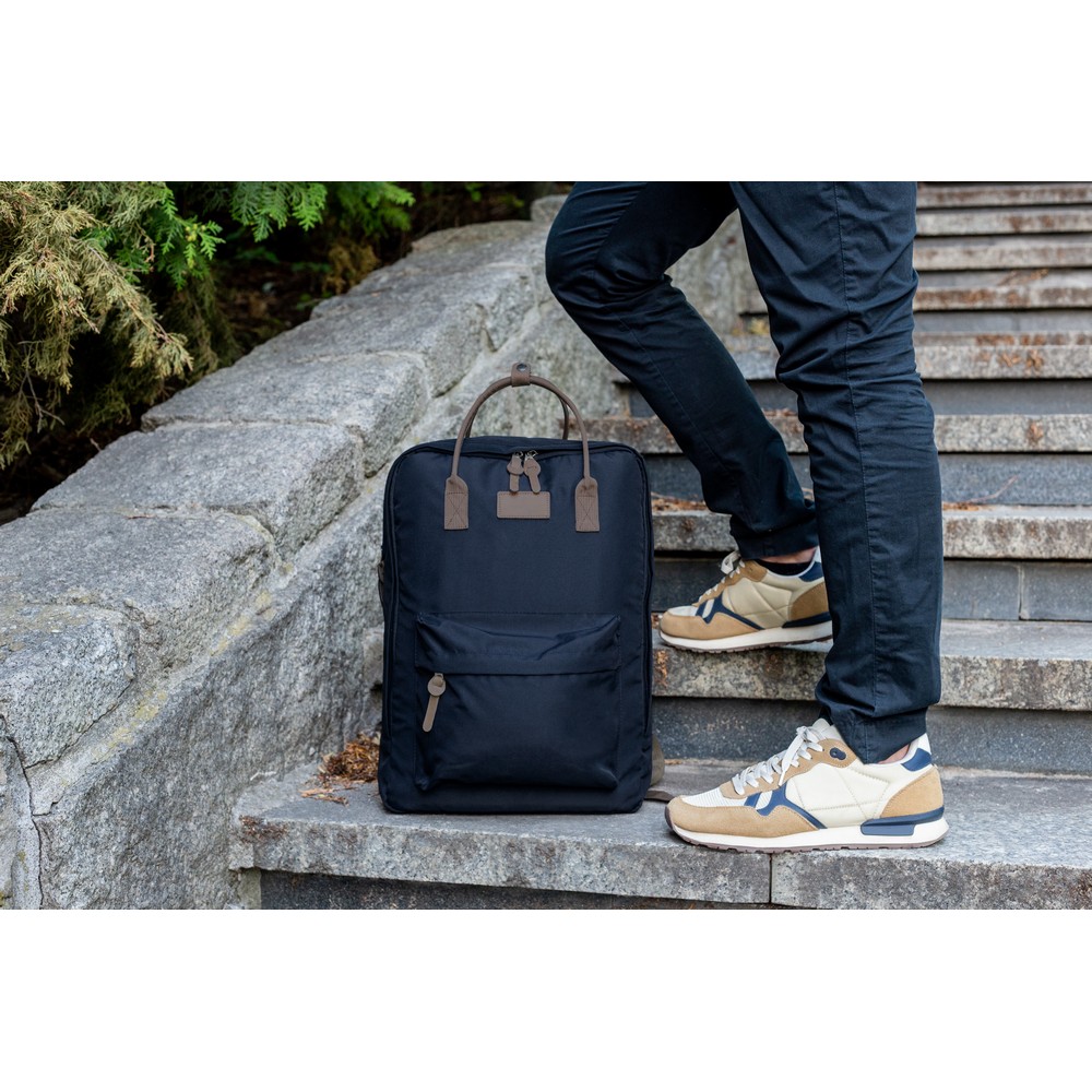 Plecak na laptopa 15,6" RPET B'RIGHT | Finlay Granatowy V0045-04 (9)