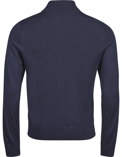 Sweter Rozpinany Dopasowany Welna Poliakryl Navy TJ6012-999424 (3)