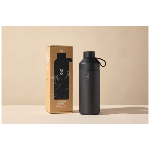 Big Ocean Bottle izolowany próżniowo bidon na wodę o pojemności 1000 ml Czarny obsydianowy 10075390 (2)