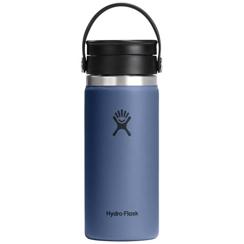 Kubek termiczny Hydro Flask Wide Mouth 473 ml ze stali nierdzewnej, z izolacją termiczną i pokrywką Flex Sip™ Środkowy niebieski 10098852 (2)