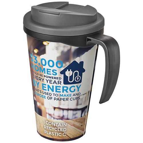 Gadżet reklamowy - 50x Kubek Brite-Americano® 350 ml z wieczkiem zapobiegającym rozchlapaniu