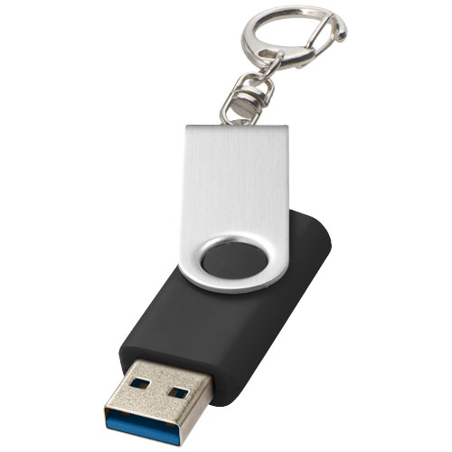 Rotate pendrive wyposażony w interfejs USB 3.0 z łańcuchem do kluczy Czarny 1Z50790K 