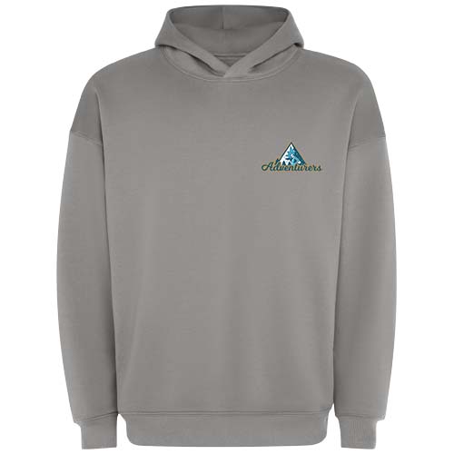 Bluza z kapturem Otto, styl oversize, unisex Stone Grey R6702E80 (1)