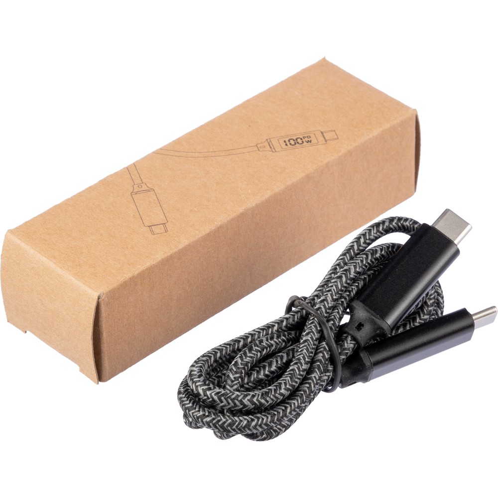Kabel do ładowania Czarny VA182-03 (3)