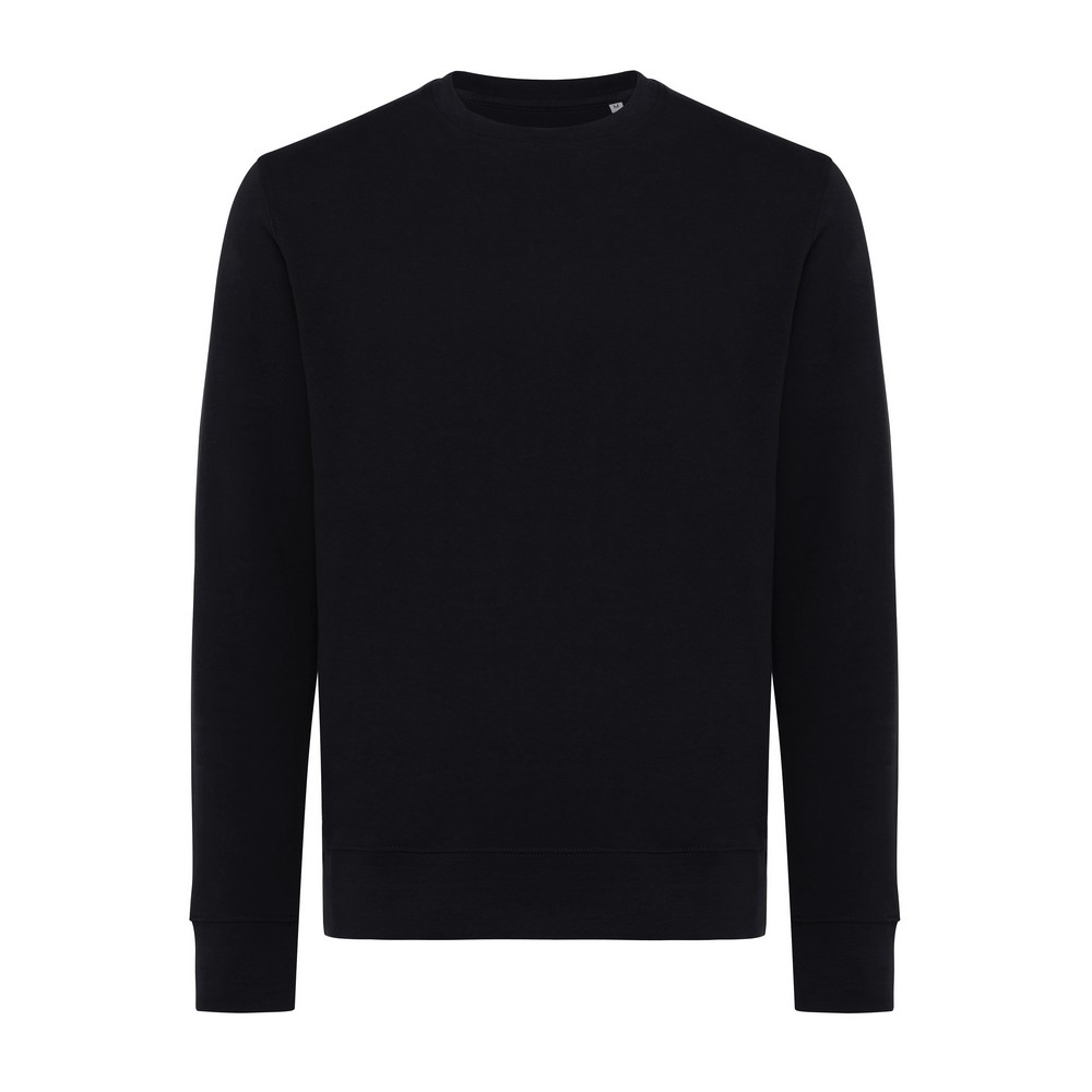Lekki sweter Iqoniq Etosha, bawełna z recyklingu Czarny T9303.001.4XL 