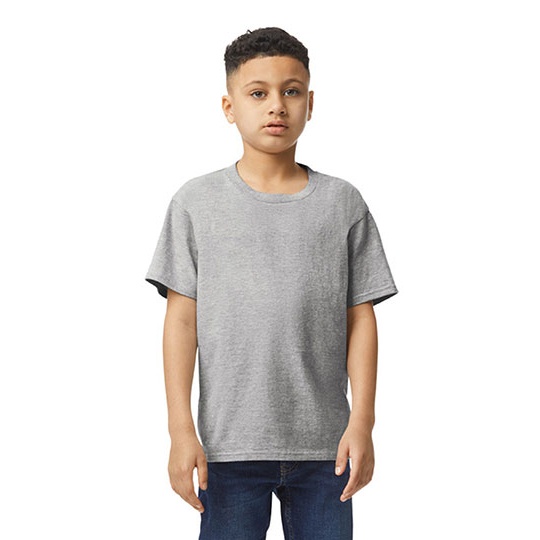 T-Shirt Mlodziezowy Bawełniany Sport Grey (Heather) G3000K-804000 