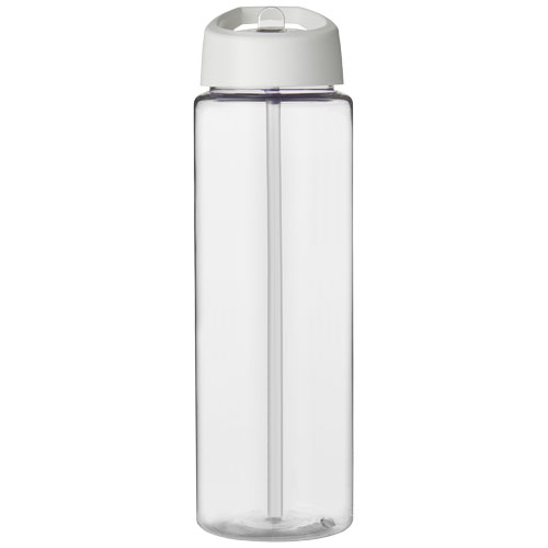 Bidon H2O Vibe o pojemności 850 ml z wieczkiem z dzióbkiem Przezroczysty-Biały 21009601 (2)