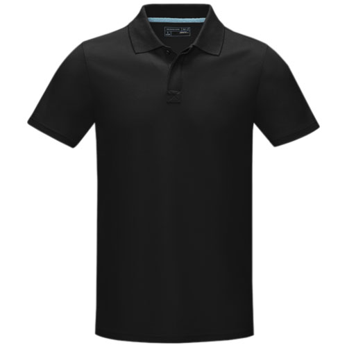 Męska organiczna koszulka polo Graphite z certyfikatem GOTS Czarny 37508996 (3)