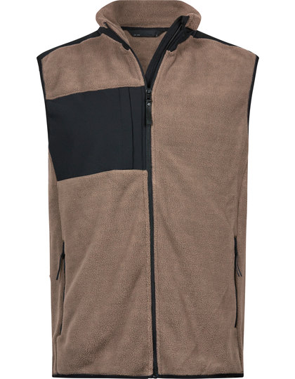 Kamizelka Bezrękawnik Polar Ripstop - Clay & Black Black TJ9122-596200 (1)