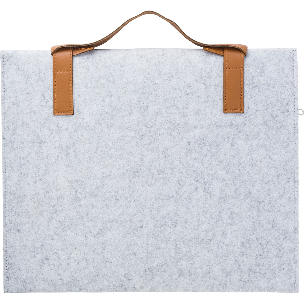 Torba na laptopa 14" z filcu RPET Szary V1252-19 (6)