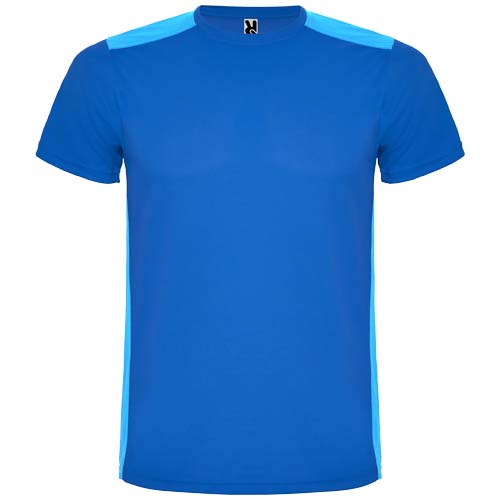Detroit sportowa koszulka unisex z krótkim rękawem Błękit królewski R66529L1 