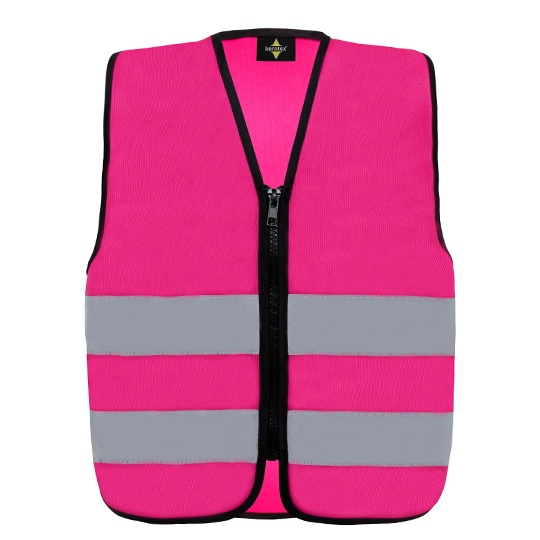 Kamizelka Dziecięca Odblaskowa Magenta KX201-537780 