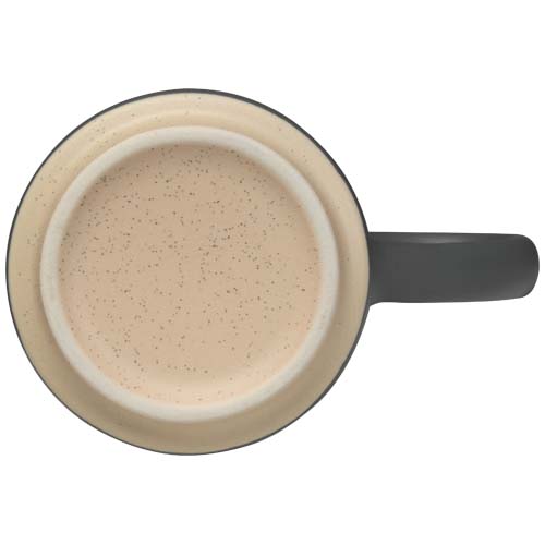 Camilla - kubek ceramiczny o pojemności 180 ml, z matowym wykończeniem. Można go wkładać jeden w drugi. Szary 10096082 (2)