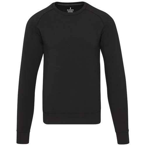 Yukon sweter sportowy typu unisex z dzianiny interlock z okrągłym dekoltem Czarny 38238900 (2)