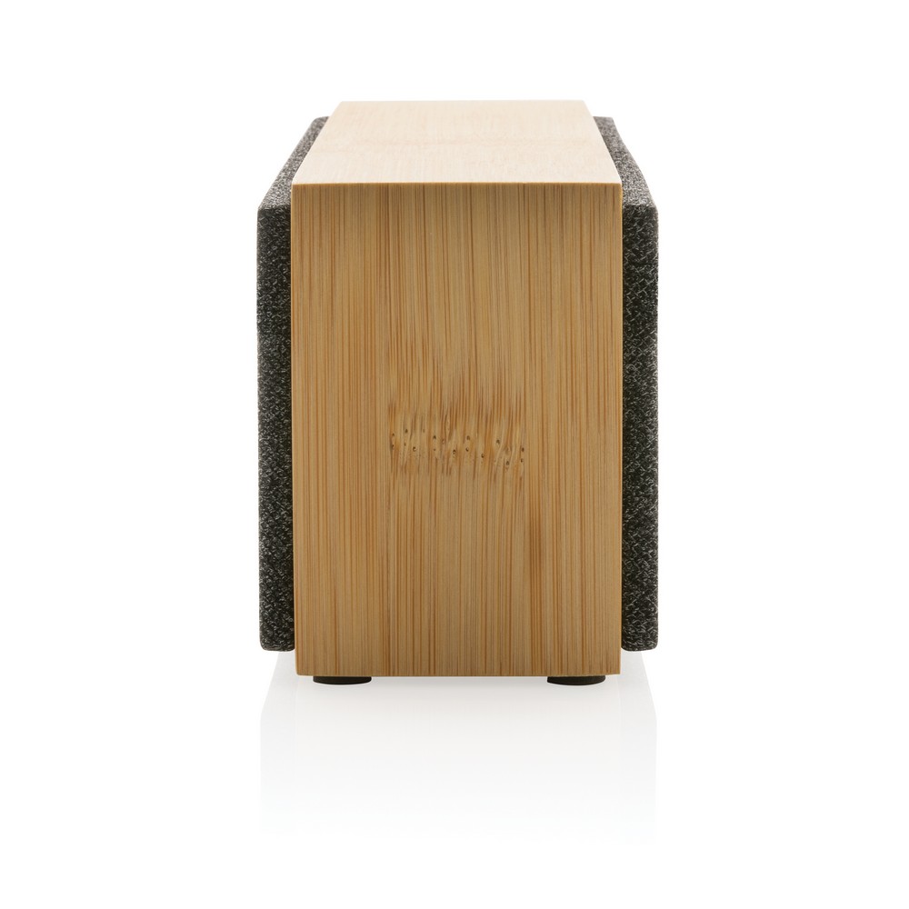 Bambusowy głośnik bezprzewodowy 10W Wynn Brązowy P329.649 (3)